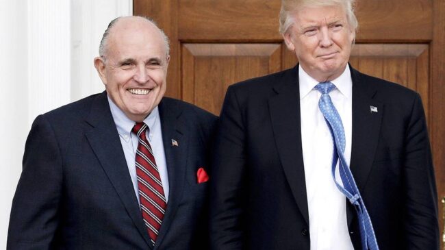 Suspendida la licencia como abogado de Rudy Giuliani en Nueva York