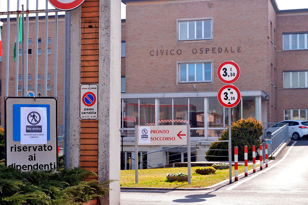 El hospital de Codogno, primer foco de contagio de Europa, cierra al fin su área COVID