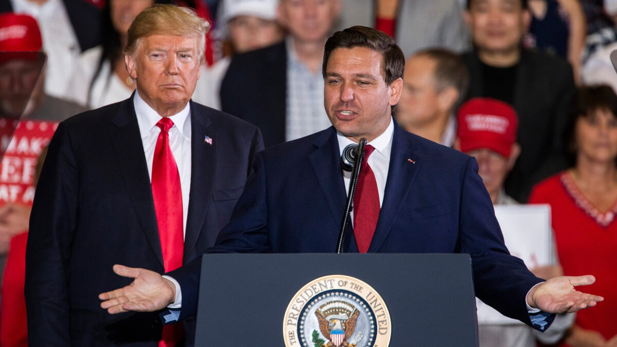 Una encuesta sitúa al gobernador de Florida por encima de Trump en 2024