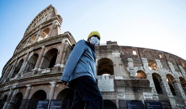 Italia levanta nuevas restricciones: el uso de mascarillas en exteriores no será obligatorio desde el 11 de febrero