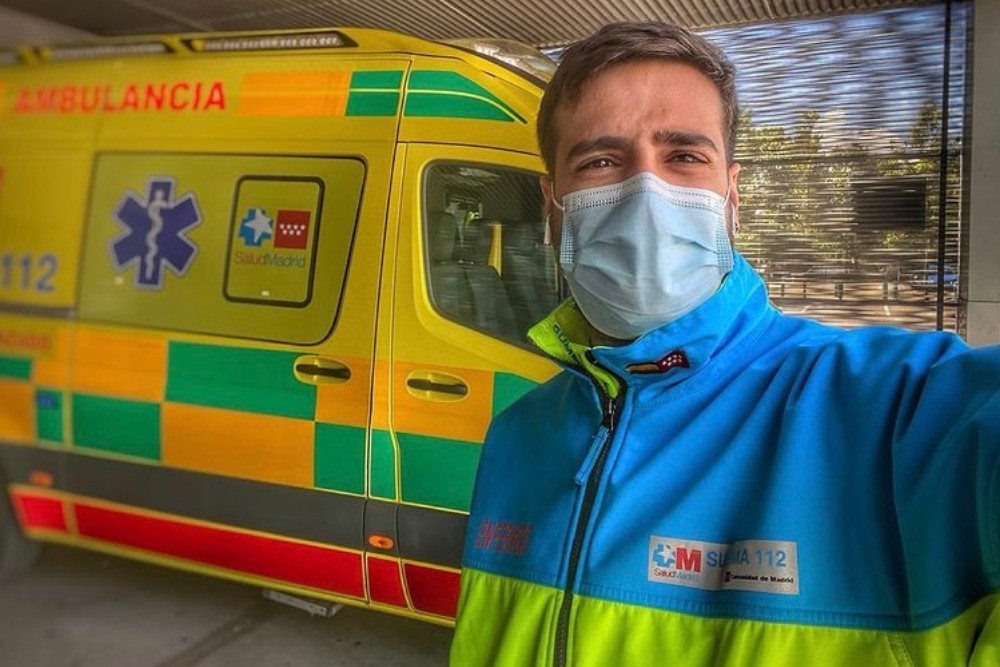 Jorge, el enfermero del Wanda que se ha hecho viral con su mensaje a los vacunados