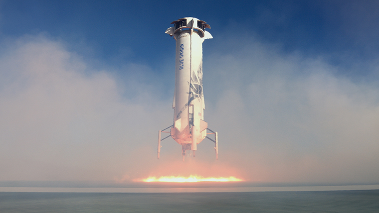 (VÍDEO) Así ha sido el viaje de Jeff Bezos a bordo del New Shepard al espacio