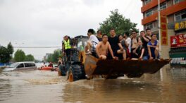 Las impresionantes imágenes que dejan las fuertes lluvias en China, con más de 375.000 evacuados