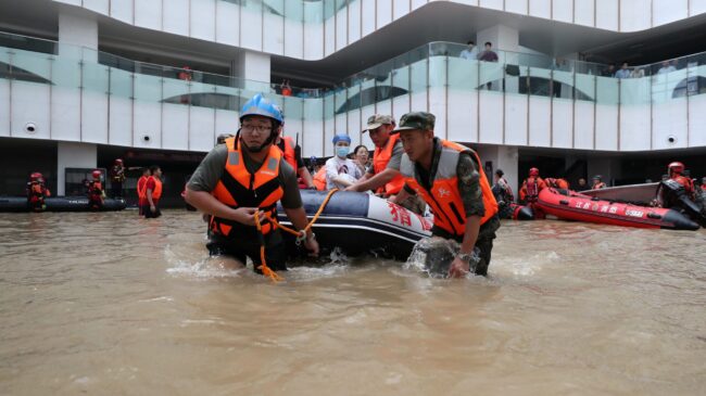 Inundaciones en China: la cifra de muertos por las fuertes lluvias sube a 58