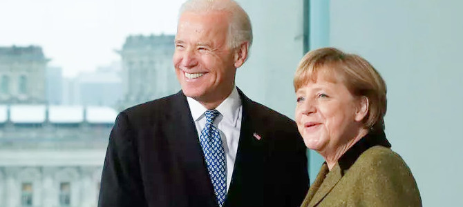 Biden recibe a Merkel con una agenda marcada por China