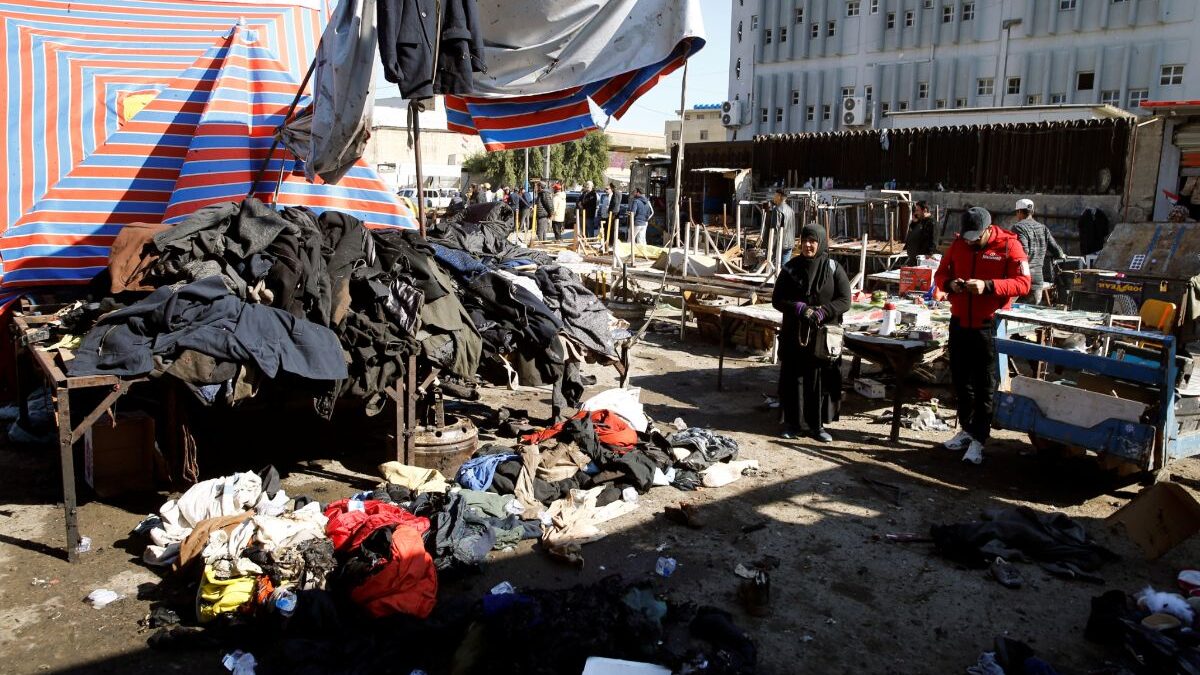 Al menos 17 muertos y más de 51 heridos por la explosión en un mercado de Bagdad