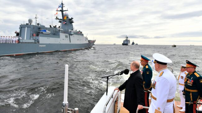 La Armada rusa anuncia maniobras a gran escala con 140 buques y 10.000 soldados