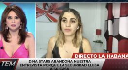(VÍDEO) Una 'youtuber' cubana, detenida en directo mientras hablaba en la televisión española