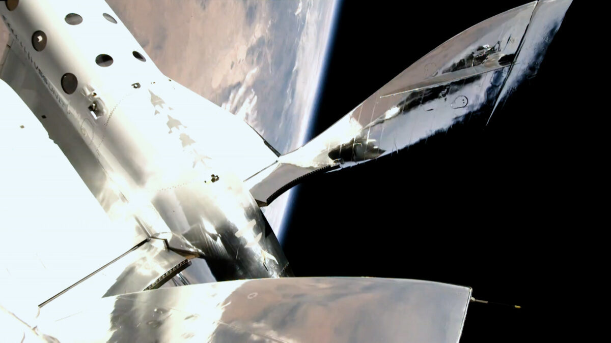 (VÍDEO) El millonario Richard Branson hace historia al viajar al espacio con el VSS Unity de Virgin Galactic