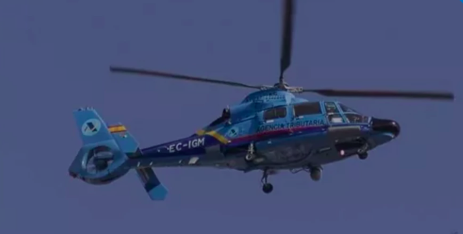 Muere un funcionario de aduanas al caer el helicóptero que perseguía a unos narcos