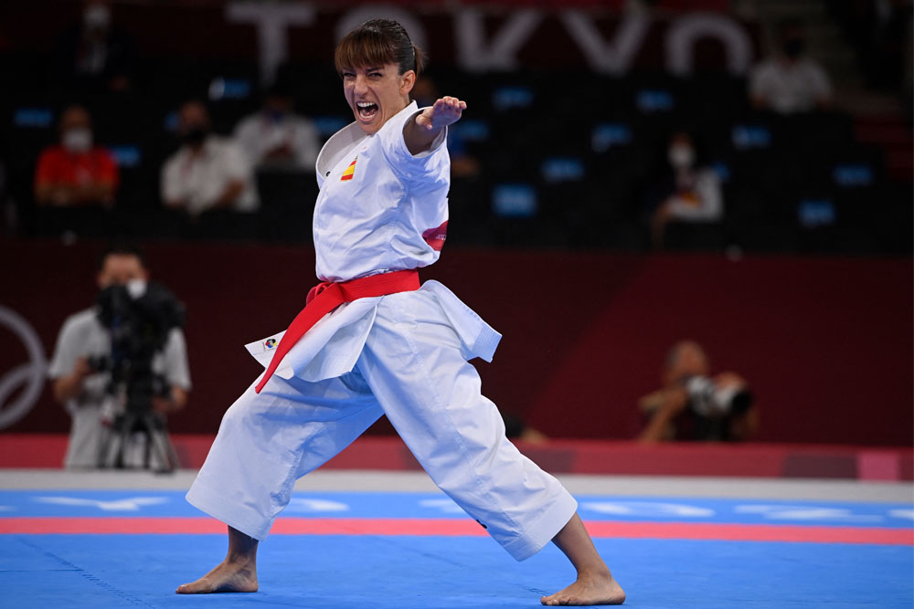 Segundo oro para España: Sandra Sánchez se cuelga la medalla en karate