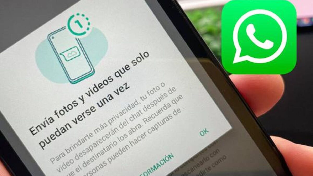 WhatsApp ya permite enviar fotos y vídeos que solo se pueden ver una vez