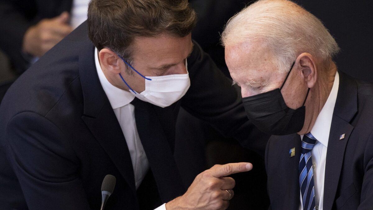 Joe Biden «reconoció» un error en su llamada con Macron tras el pacto entre EE.UU., Australia y Reino Unido