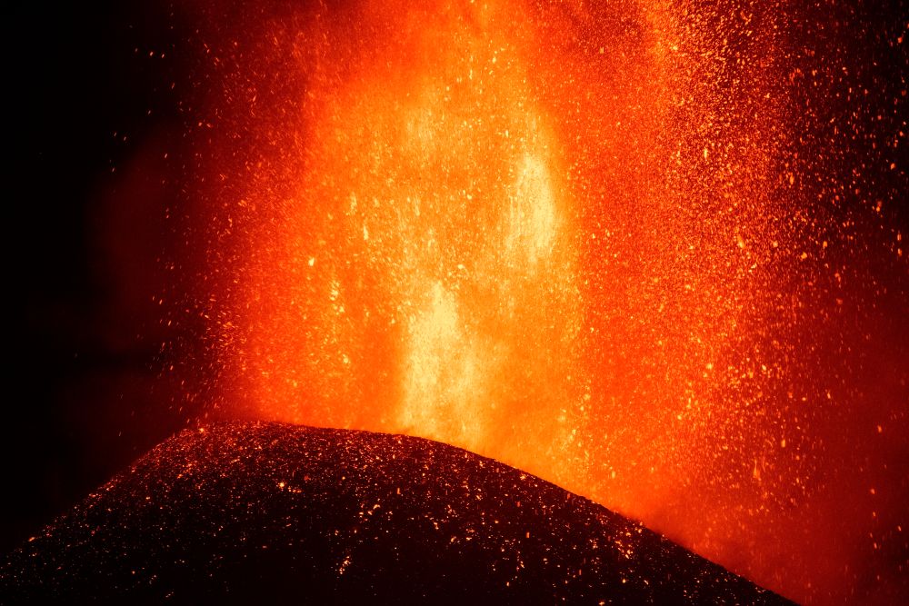 El comité científico temió que el cono del volcán de La Palma se desmoronara