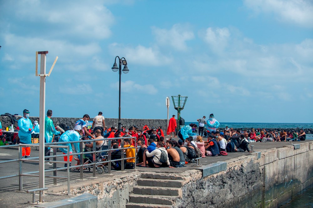 Más de 300 inmigrantes llegan a Lanzarote y Gran Canaria en ocho embarcaciones