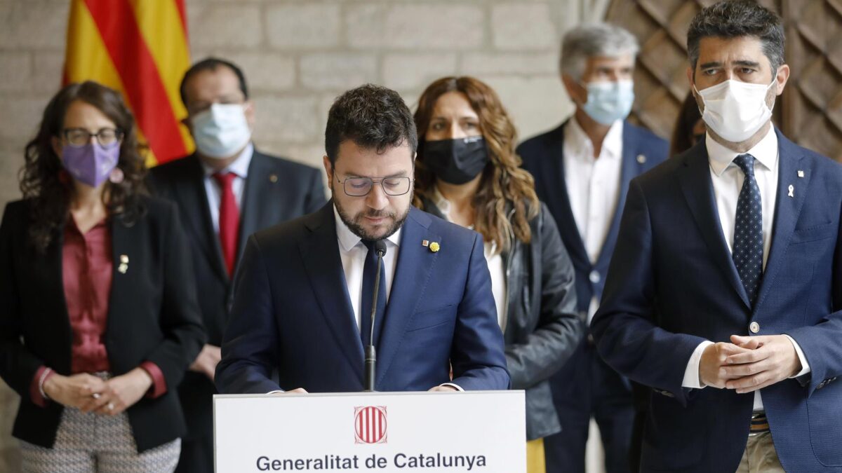 Aragonès exige al Estado la «libertad inmediata» de Puigdemont
