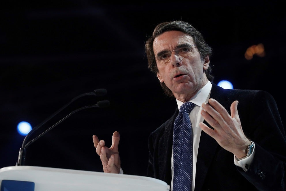 (VÍDEO) Aznar, sobre España: "Es una nación, no siete, ni diecisiete. Ni plurinacional, ni la madre que los parió"