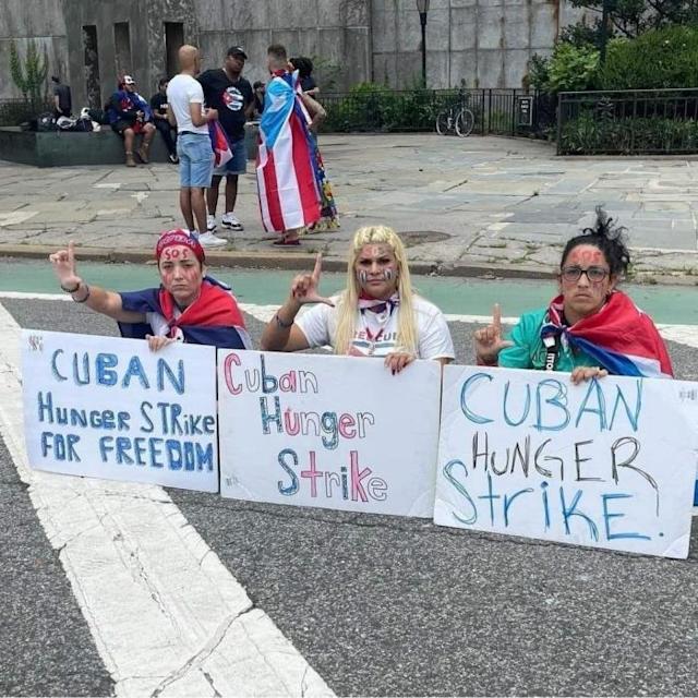 Las activistas cubanas ponen fin a su huelga de hambre frente a la ONU