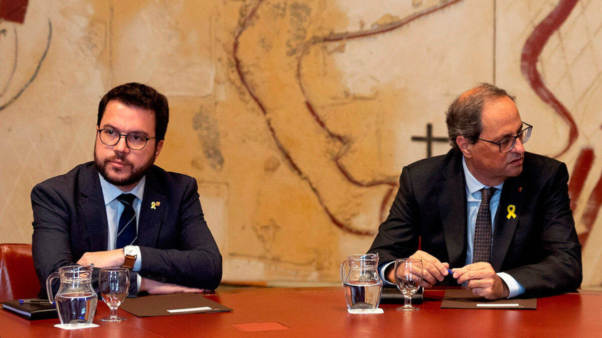 Torra carga contra Aragonés por  la mesa de diálogo con el Gobierno: «El independentismo está desorientado y desmovilizado»