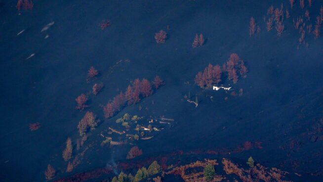 (VÍDEO) La lava de La Palma avanza más lenta: una de las dos coladas ensancha su frente y la llegada al mar sigue retrasándose