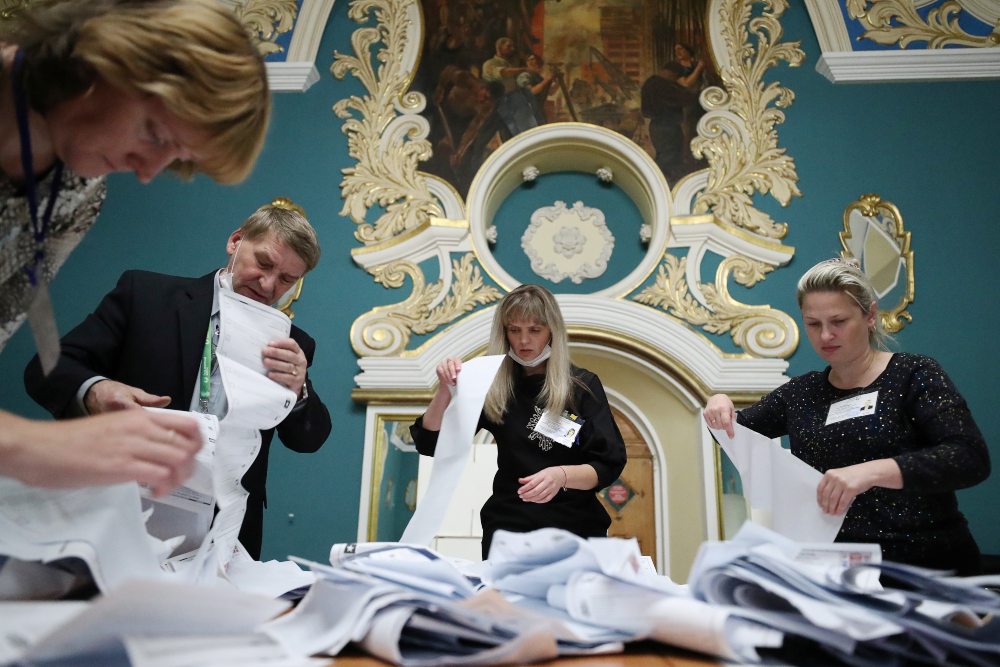 El partido de Putin revalida su mayoría en las elecciones rusas