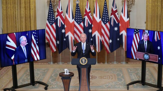 EE.UU., Reino Unido y Australia plantan cara a China con un ambicioso pacto de defensa