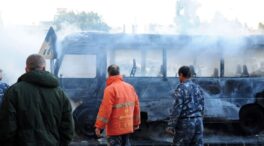 (VÍDEO) Ataque terrorista contra un autobús militar deja al menos 13 muertos en Damasco