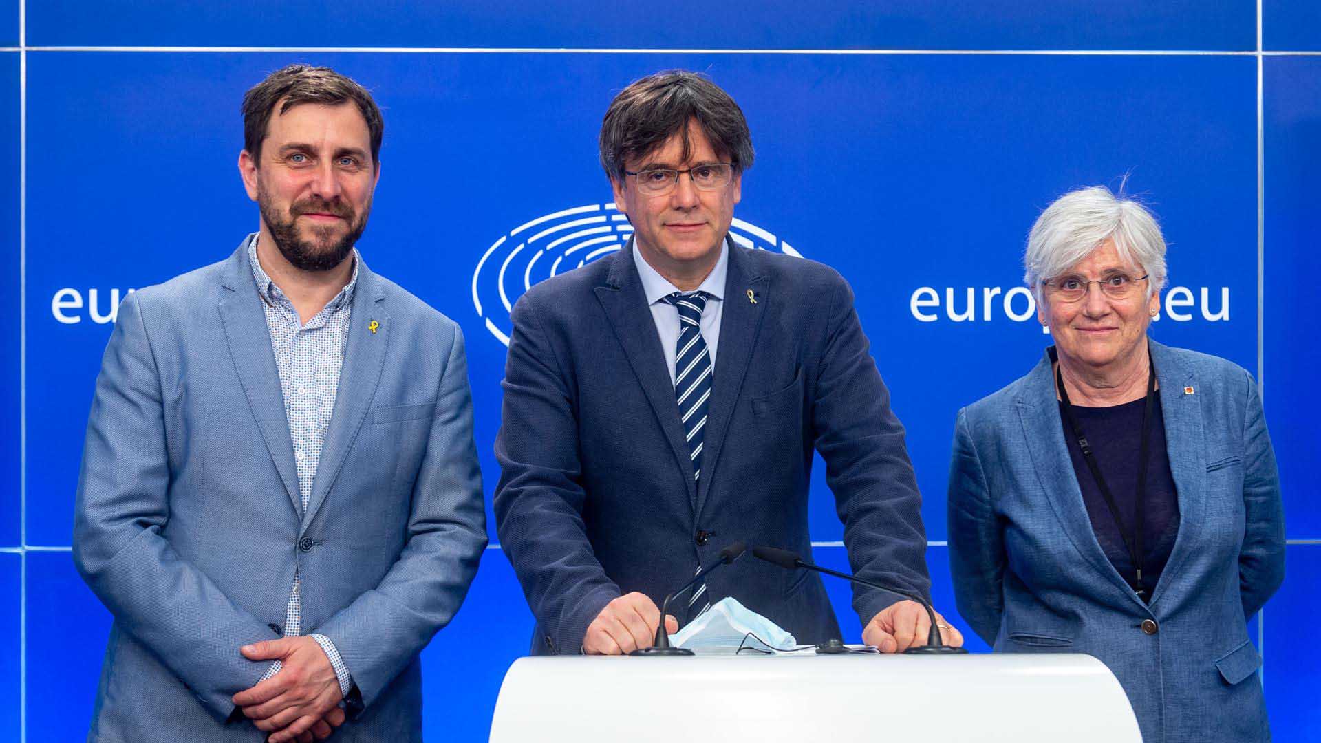 Puigdemont, Comín y Ponsatí abren una oficina europarlamentaria en Barcelona