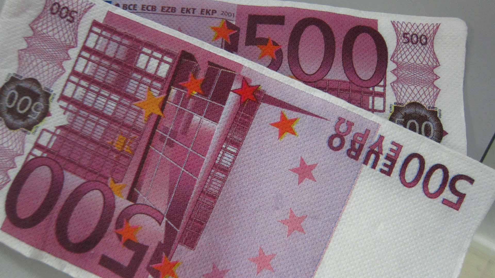 El número de billetes de 500 euros se hunde en septiembre a mínimos desde 2002