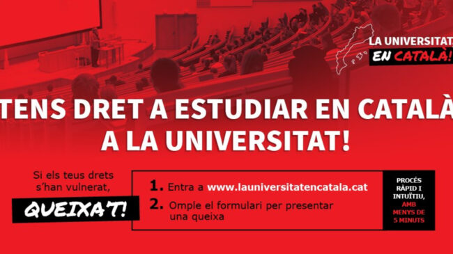 Una plataforma independentista crea una web para señalar a los profesores universitarios que enseñan en castellano