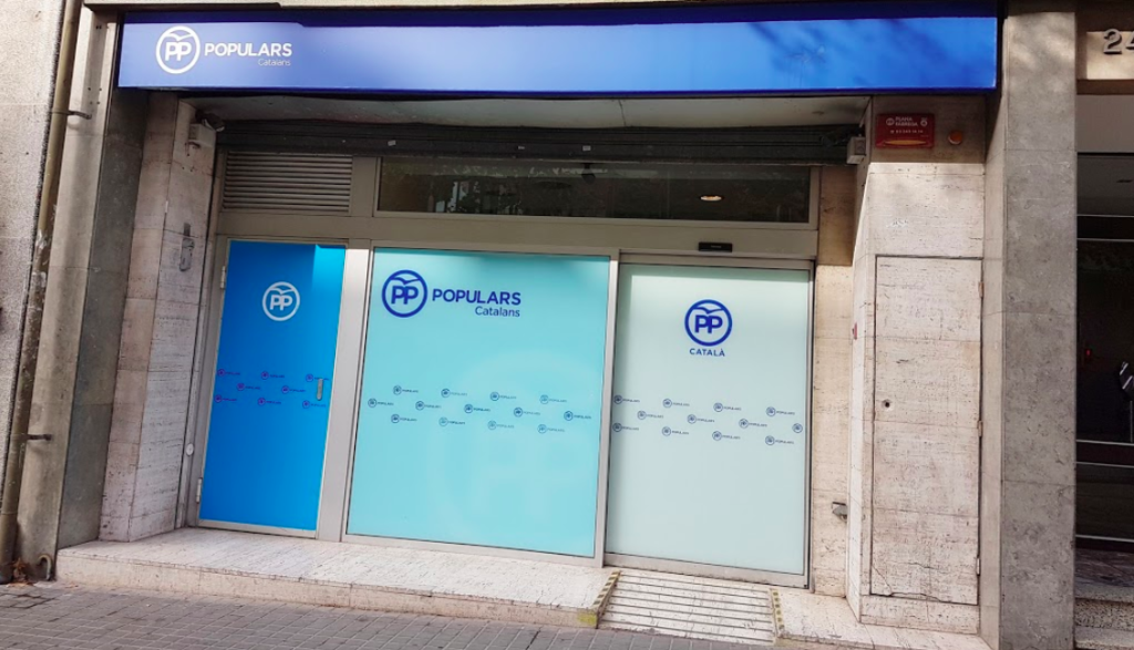 El PP aborta la venta de su sede en Barcelona tras refinanciar la hipoteca con Caixabank 1