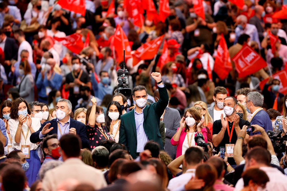 La nueva Ejecutiva del PSOE de Sánchez obtiene un 94,94% de apoyos