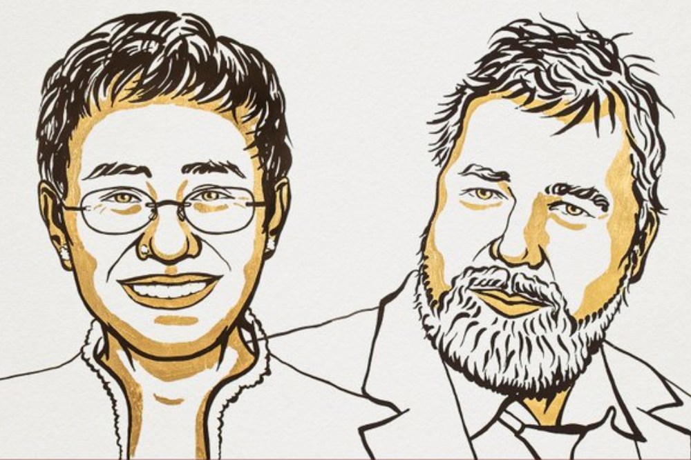 Maria Ressa y Dmitry Muratov, Premio Nobel de la Paz 2021