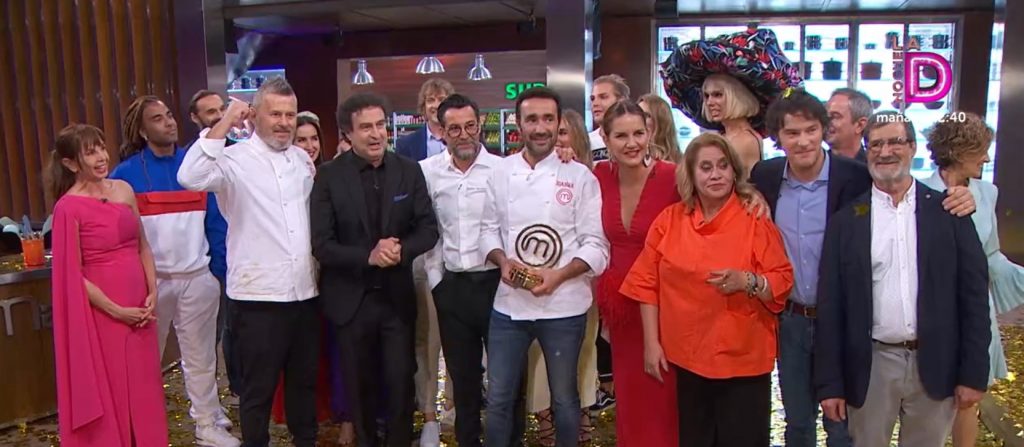 Miki Nadal y Juanma Castaño, ganadores de la sexta edición de 'MasterChef Celebrity' (RTVE)