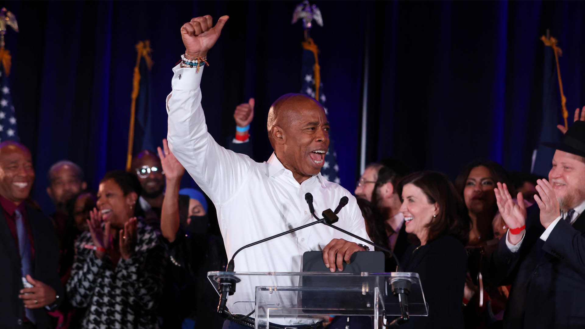 El expolicía afroamericano Eric Adams, nuevo alcalde de Nueva York tras arrasar en las elecciones