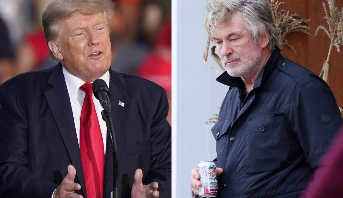 Donald Trump acusa a Alec Baldwin de la muerte de Halyna: «Está enfermo»