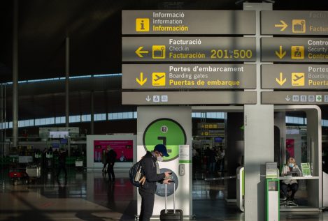 Una granizada provoca retrasos en aeropuerto de El Prat