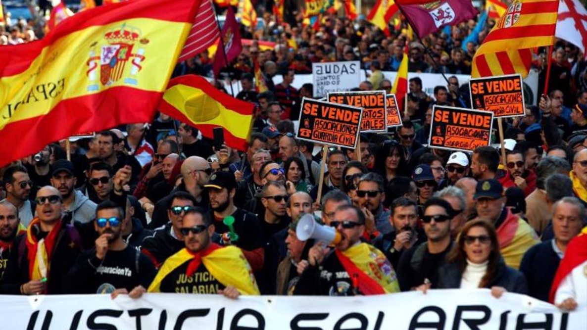 La protesta contra la reforma de la ‘ley mordaza’ sacará a 100.000 policías a las calles de Madrid