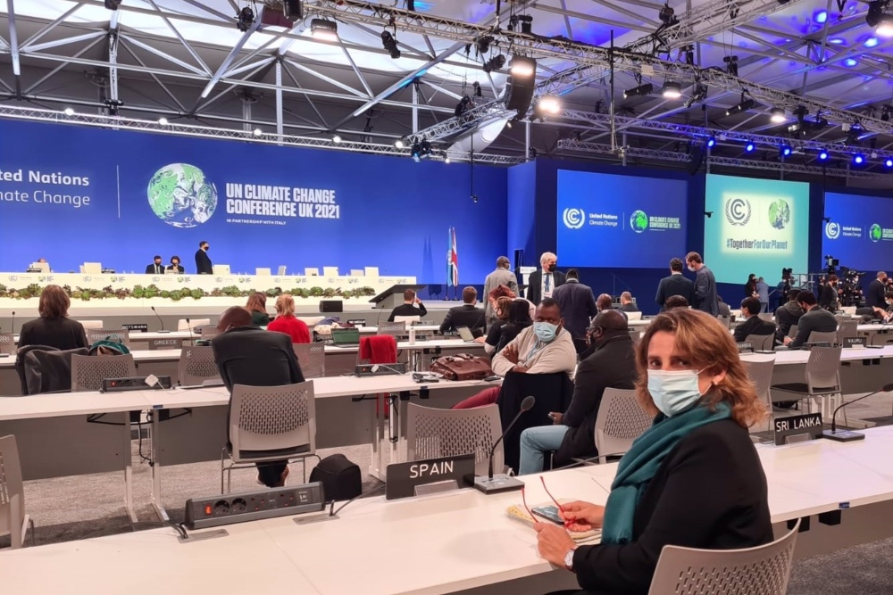 Ribera celebra el «buen acuerdo» climático de la COP26 que las organizaciones ecologistas rechazan