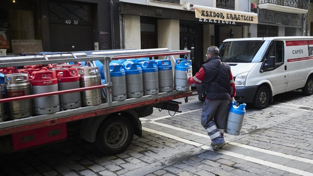 La bombona de butano subirá este martes casi el 5%, hasta los 16,92 euros