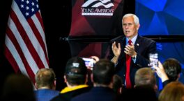 (VÍDEO) Así responde Pence cuando le preguntan por quién le convenció para descartar el fraude que denunció Trump