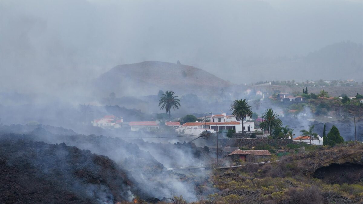 El viento en La Palma está ayudando a limpiar el aire y dirige los gases hacia el suroeste