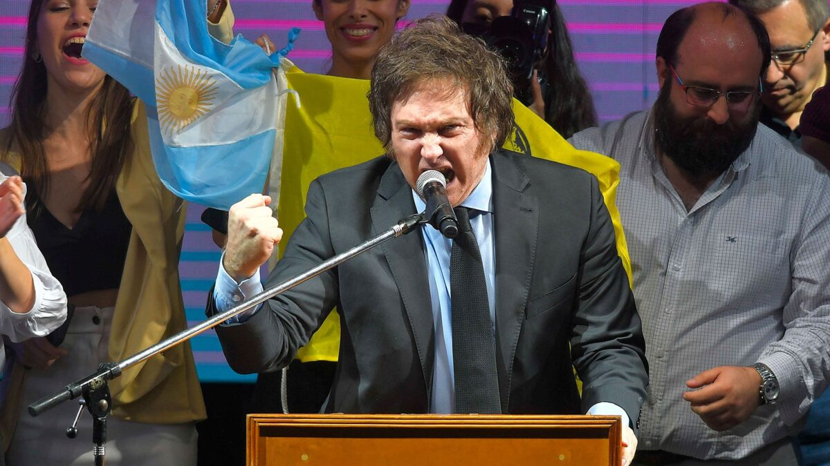 (VÍDEO) Histórico resultado de los liberales de Milei en las elecciones argentinas
