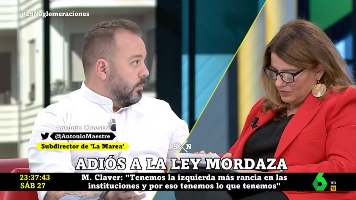 (VÍDEO) Antonio Maestre no se corta: asegura que la manifestación contra la ‘Ley Mordaza’ fue «contra el Gobierno, porque no les gusta»