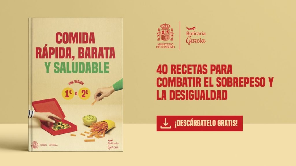Consumo publica un recetario para «cambiar los hábitos» de los españoles
