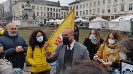 Los interinos llevan a Bruselas su malestar por la temporalidad en la Administración
