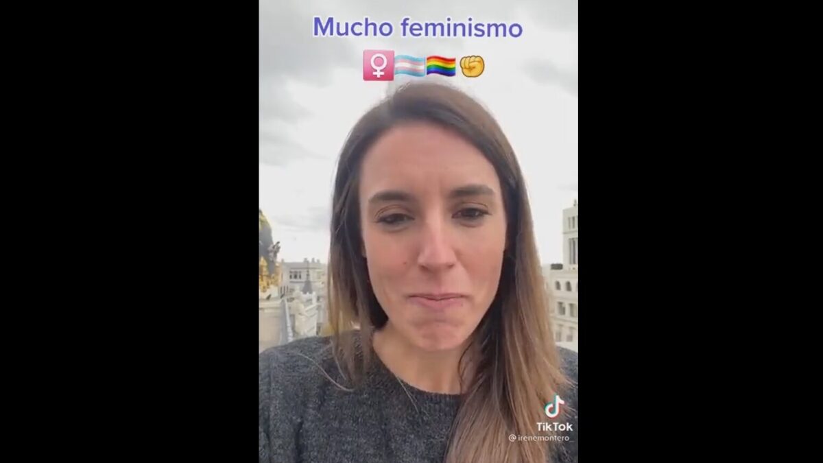 (VÍDEO) Irene Montero se estrena en TikTok y las redes no tardan en retratarla