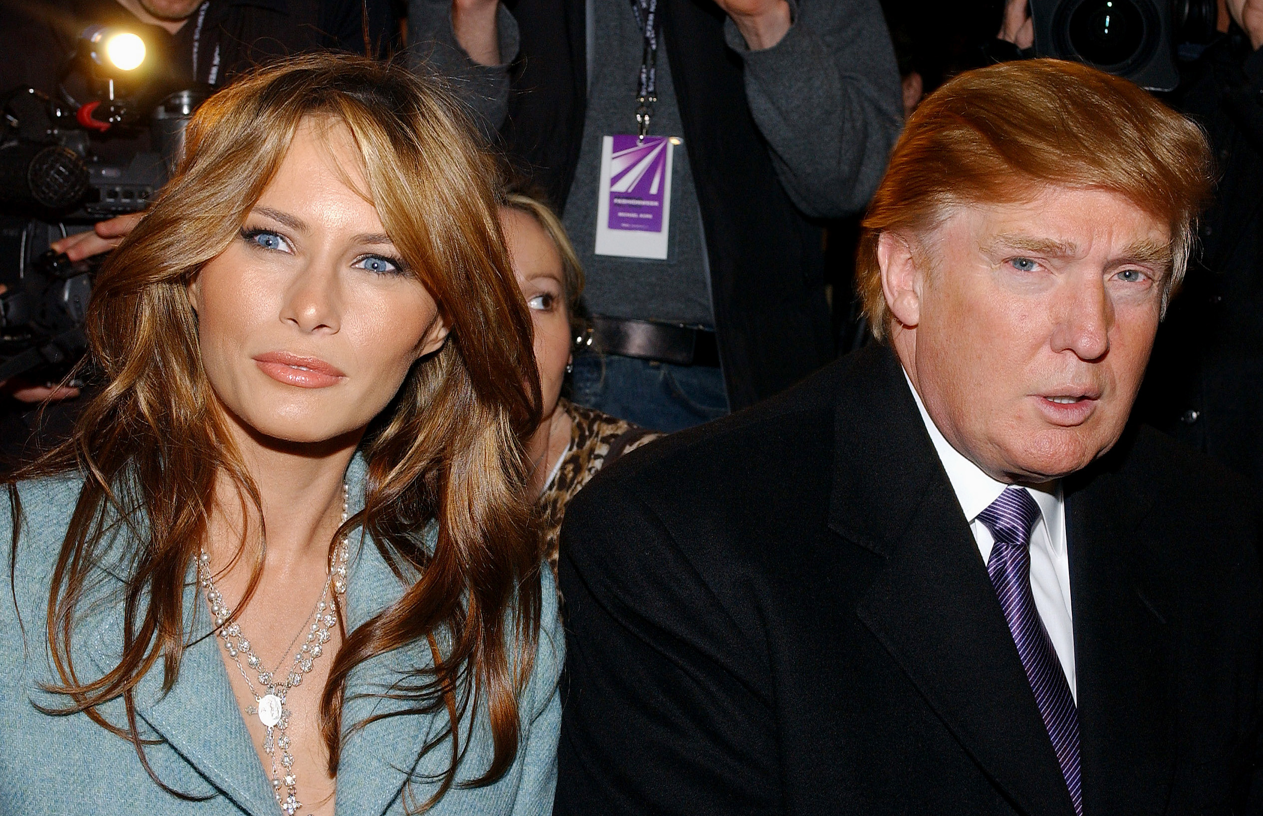 Donald Trump y Melania en 2005