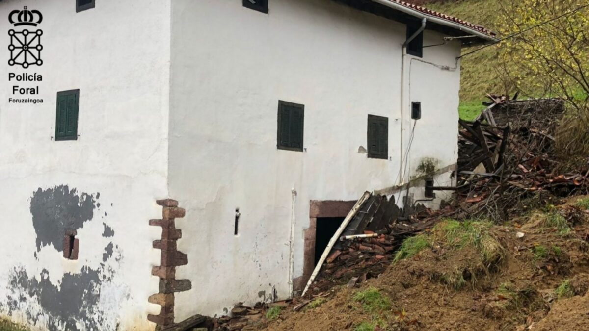 Muere en Navarra la primera víctima del temporal de lluvias