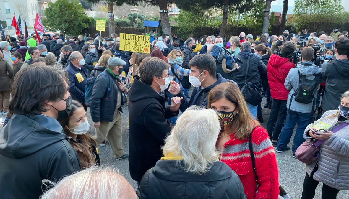 ERC, JxCat y la CUP respaldan la manifestación contra el castellano en Canet